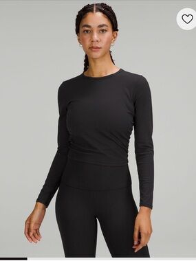 NWT Lululemon all it takes long sleeve ribbed nulu black 4